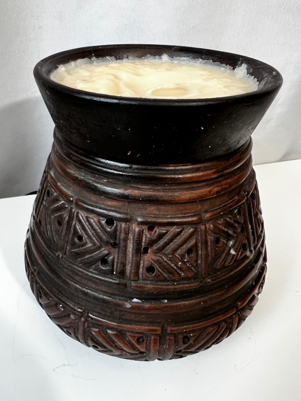 PartyLite ScentGlow Electric Wax Warmer Brown Global Inspirations
